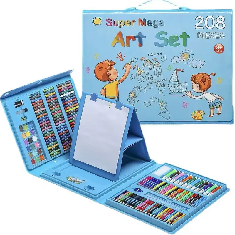 🔺Art set 208 pièce pour garçons et filles 🧒 👦